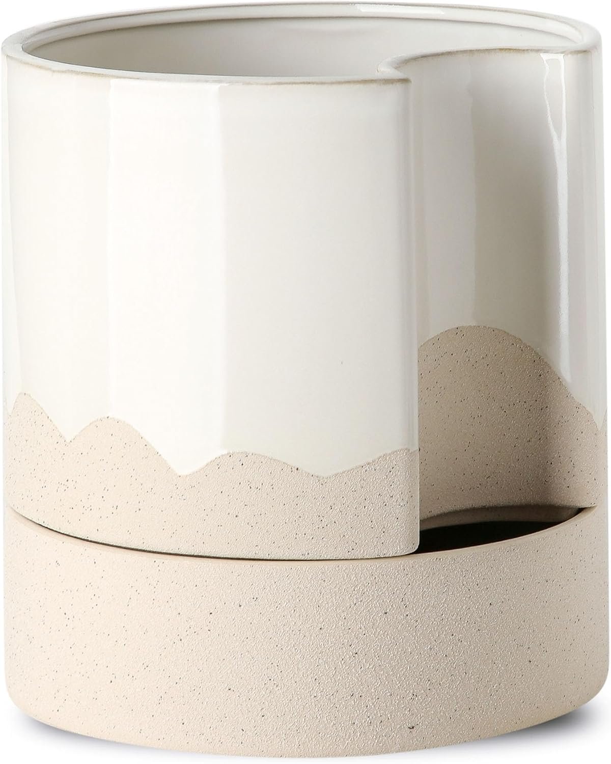 Self-Watering Ceramic Planter