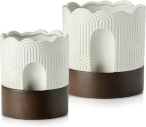 Self-watering planter set