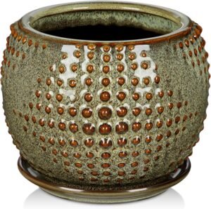 Indoor ceramic planter